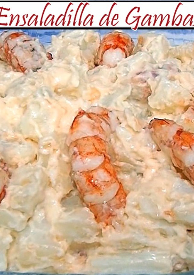 Una foto de Ensaladilla de Patatas y Gambas