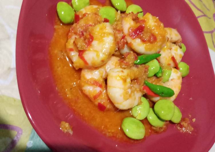 Resep Sambel goreng udang pete simple Anti Gagal
