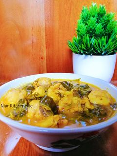 Foto resep Lempah Kuning Ayam Daun Kedondong