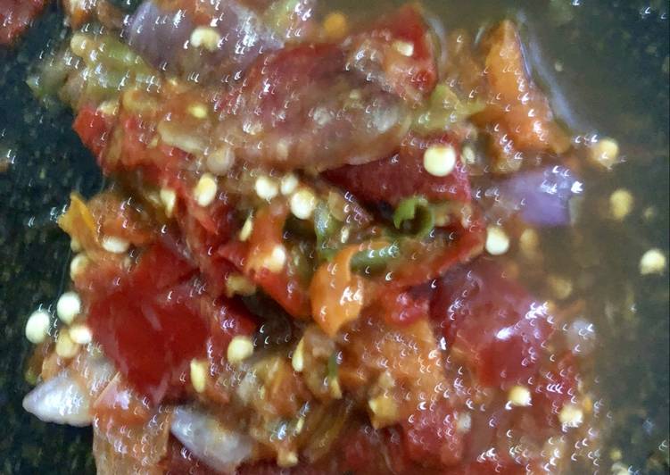 Resep: Sambel goang Sederhana Dan Enak