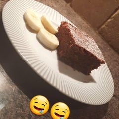 Chocolate and Banana Brownies A picture of Chocolate and Banana Brownies.