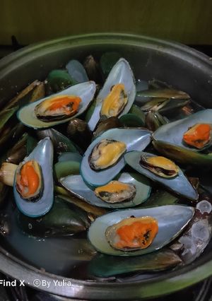 Foto resep Kerang hijau rebus enak