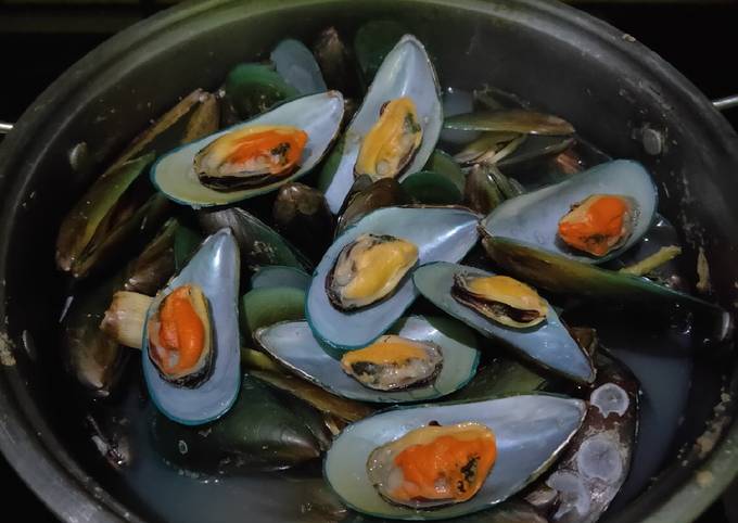 Kerang hijau rebus enak