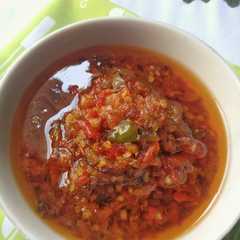 A picture of Sambal bawang ala bu rudy.