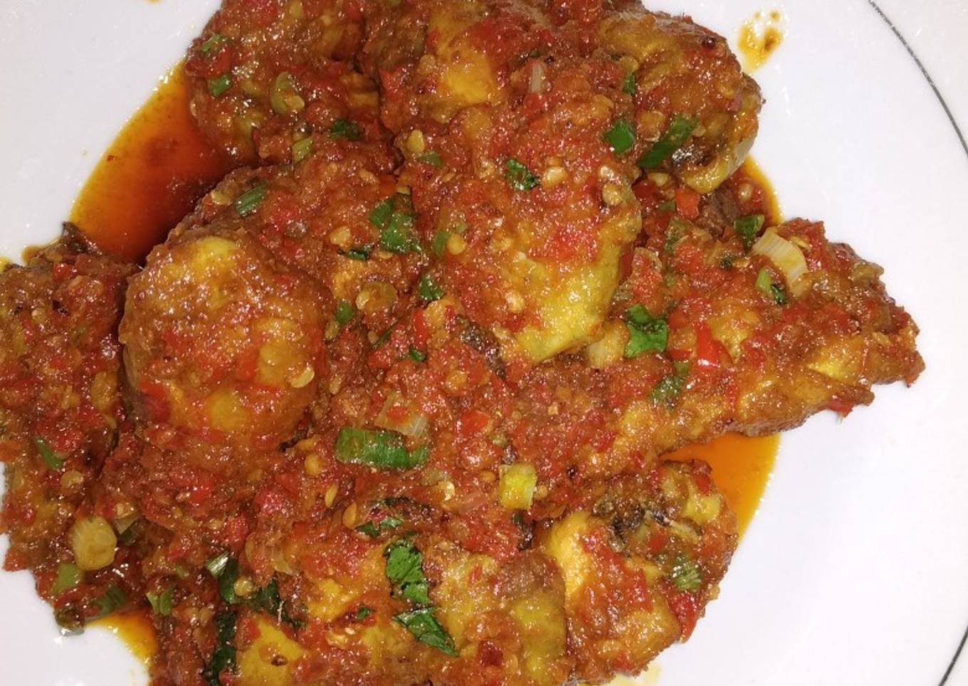 Balado sayap ayam