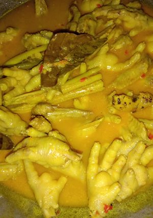 Foto resep 11. Ceker Bumbu kuning