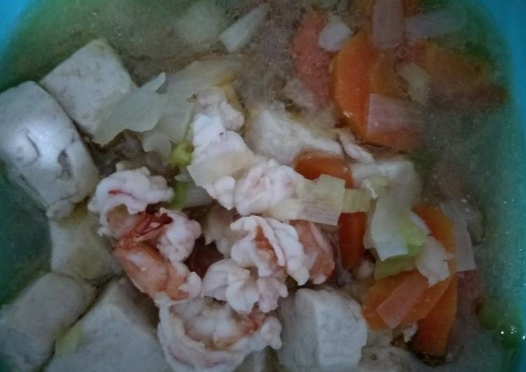 Sapo udang & tahu Mpsai 14 bulan Sapo udang & tahu Mpsai 14 bulan