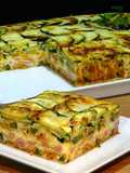 Pastel de calabacín y otros ingredientes que lo hacen irresistible