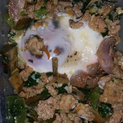 A picture of Chorizo, Pepper and Avacado Skillet.