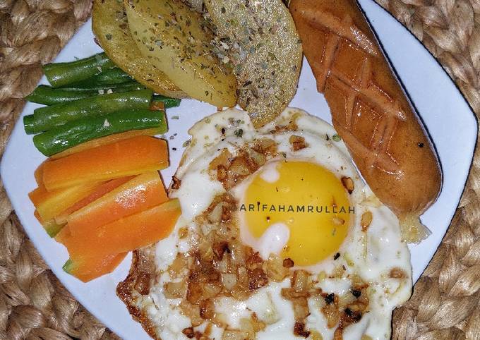 Resep Sarapan Ala American Breakfast Oleh Arifah Amrullah - Cookpad