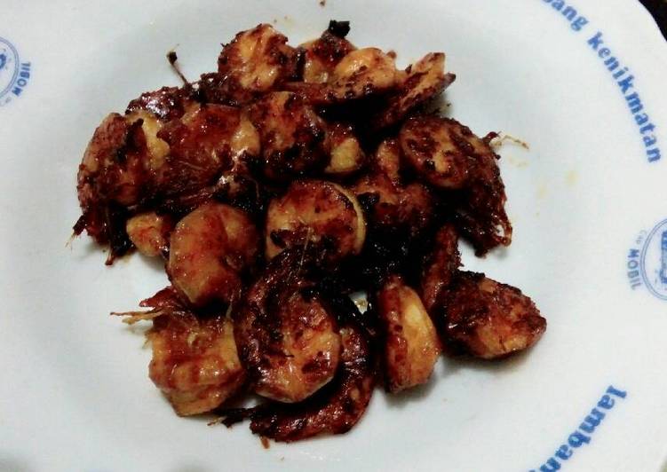 Bagaimana Membuat Udang bakar teflon Anti Gagal