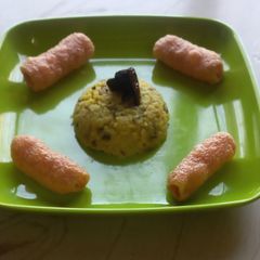 A picture of Green Moong Dal Khichadi.