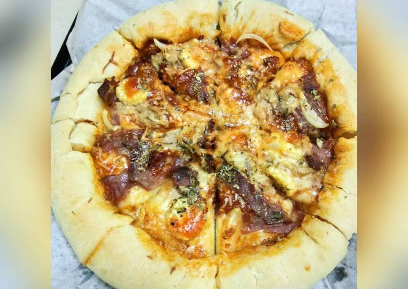 Pizza Tuna Empuk, Mudah & Lezat