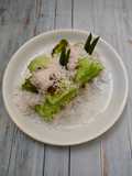 Putu Bambu (Cetakan Daun Pisang)