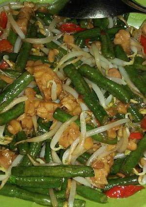 Foto resep Tumis kacang toge tempe tauco