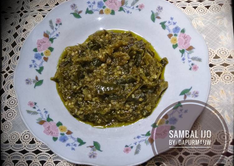 Bagaimana Membuat (15) Sambal Ijo, Menggugah Selera