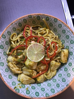 A picture of 10 minute Katsu noodles.