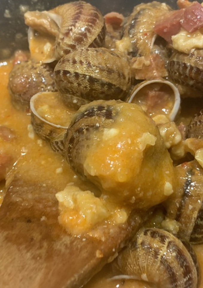 Una foto de Caracoles de mamá