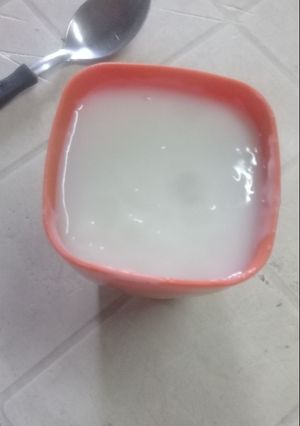 Una foto de Leche con maicena