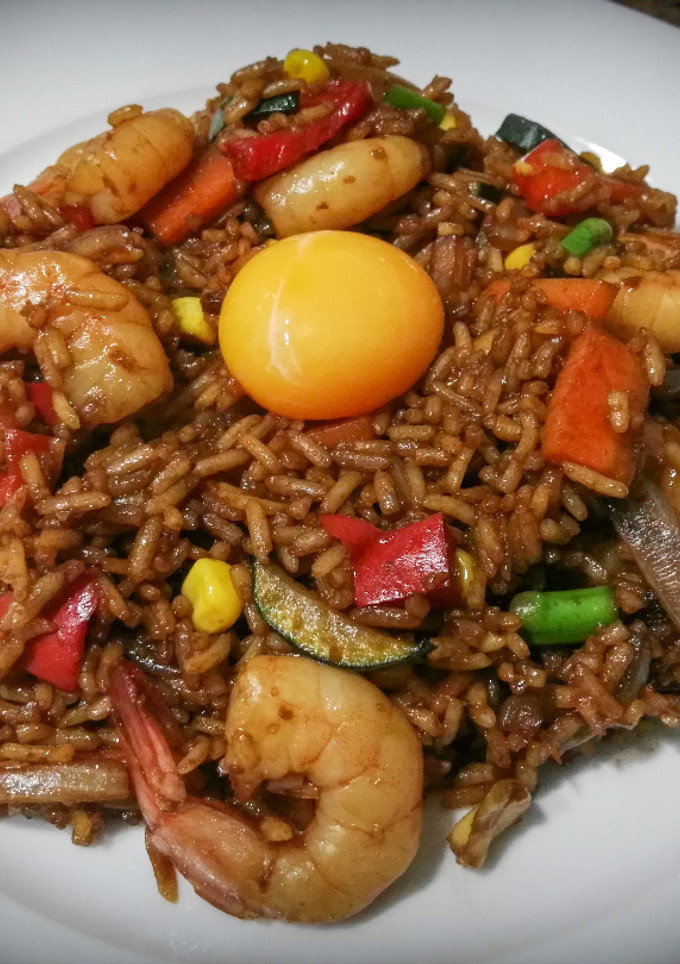 Una foto de Arroz jazmín frito estilo oriental