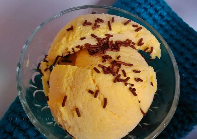 Cara Gampang Menyiapkan Sweet Corn Ice Cream #kamismanis yang Bisa Manjain Lidah