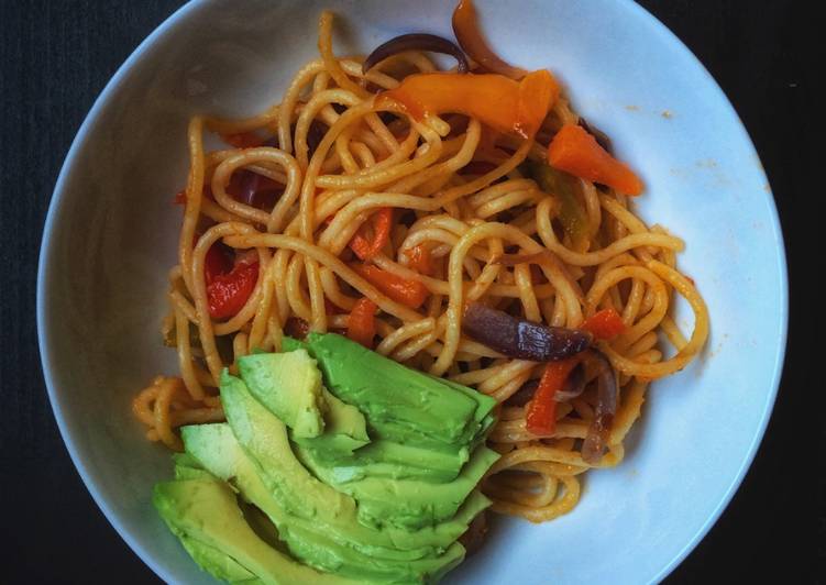 Recipe of Homemade Stir fry spaghetti