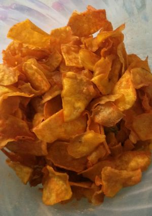 Foto resep Keripik ubi jalar balado😋