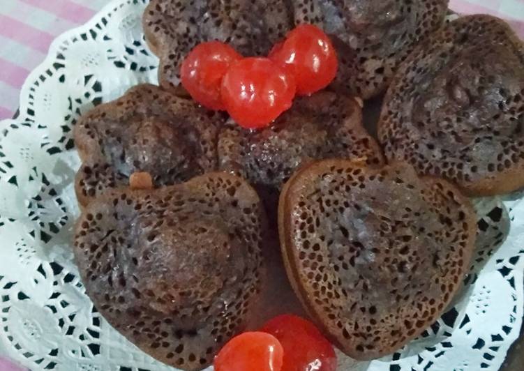 Resep Kue cubit chocolatos yang Lezat