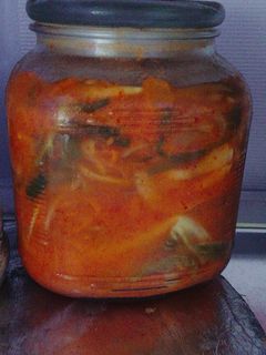 Hình của món Kim chi.