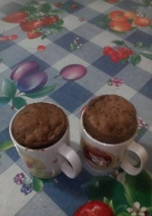 Una foto de Bizcocho en taza