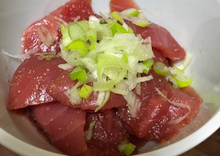 Steps to Prepare Speedy Soy marinated tuna