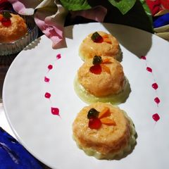 A picture of Carrot Papaya Pudding.