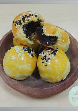 Foto resep Shanghai Mooncake / Pia Kacang Merah