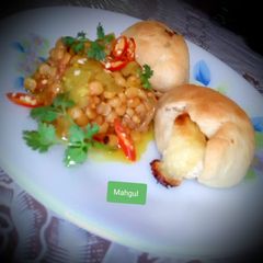 Daal Chana with loki A picture of Daal Chana with loki.