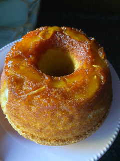 Una foto de Torta invertida de manzana 🍎