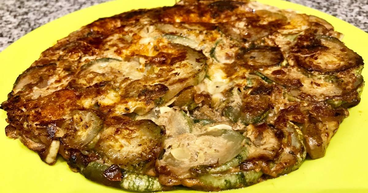 Tortilla de zucchini en 5 minutos Receta de Adri Cocina! - Cookpad