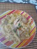 Sopita de pollo con chuño