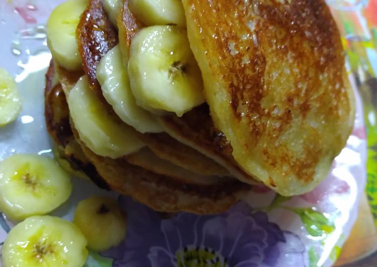 Recipe of Favorite Eggless banana pan cake