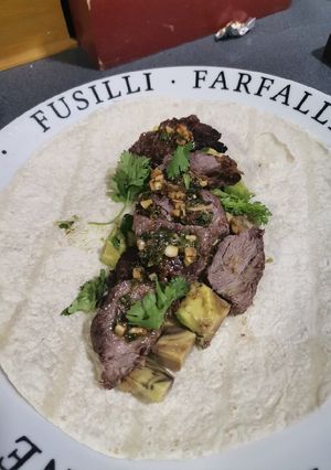 Una foto de Fajitas de Poncho Parrillero