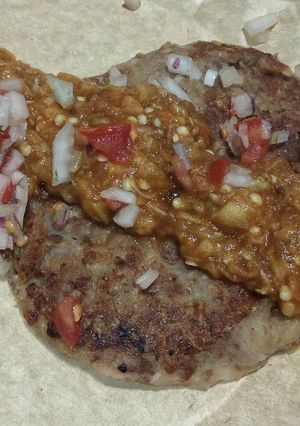 Foto principal de Hamburguesas veganas de judía, avena y patata