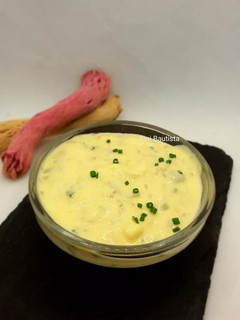 Una foto de Salsa tártara con mayonesa casera