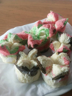 Foto resep bolu kukus pelangi