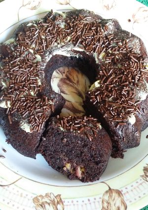 Foto resep Brownies pisang simple (no mixer no oven)