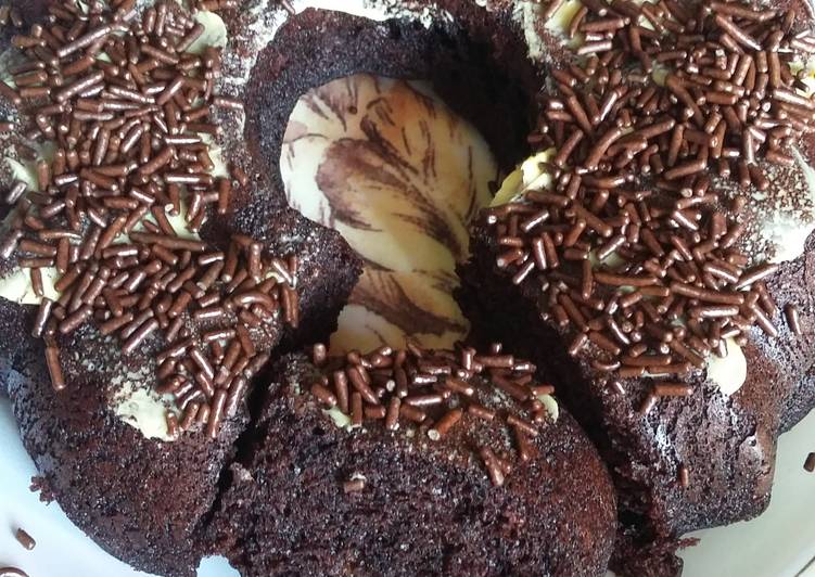 Brownies pisang simple (no mixer no oven)