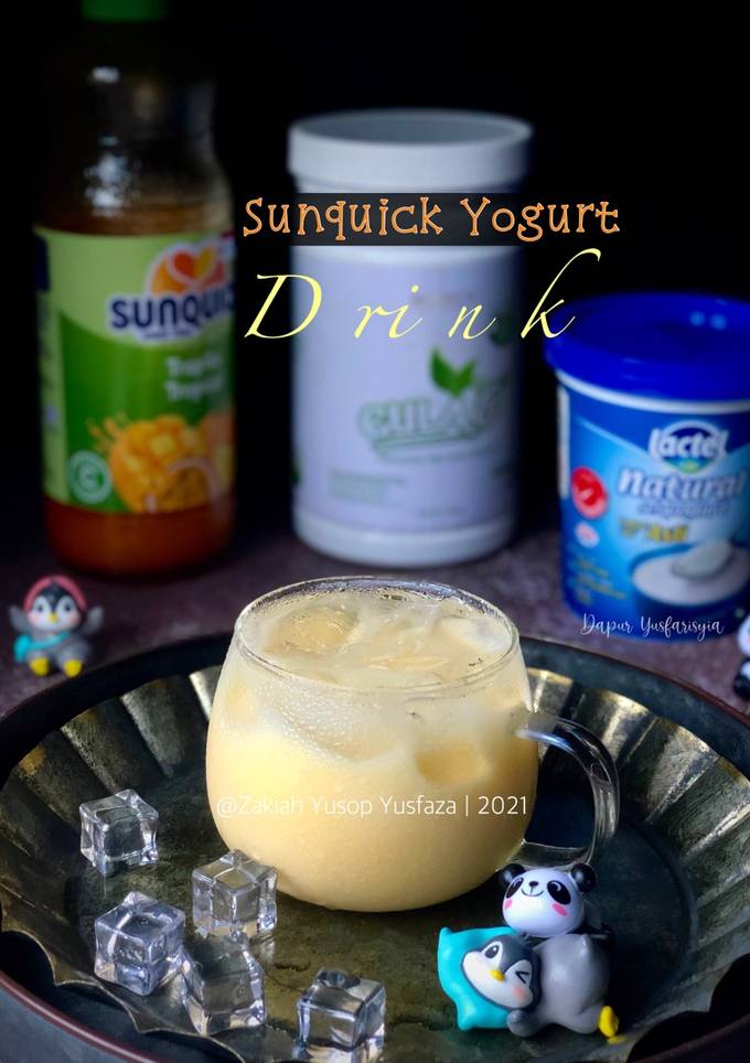 Resipi Sunquick Yogurt Drink oleh Dapur Yusfarisyia - Cookpad