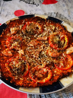 Una foto de Pizza de zanahoria