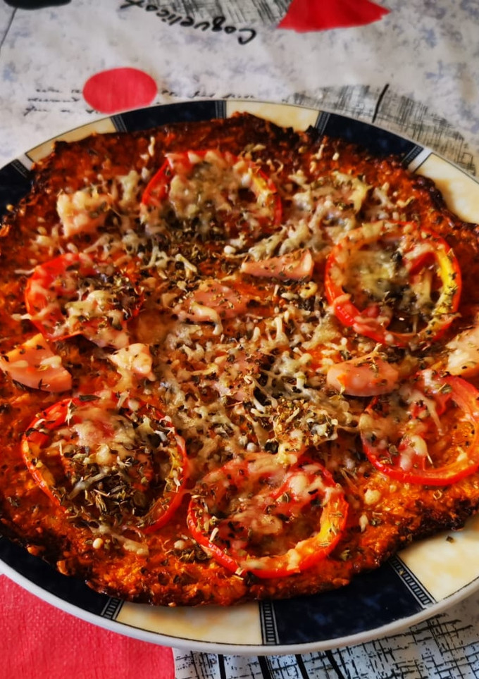 Una foto de Pizza de zanahoria