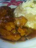 Pollo agridulce sencillo