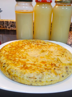 Una foto de Tortilla fumet de pescado