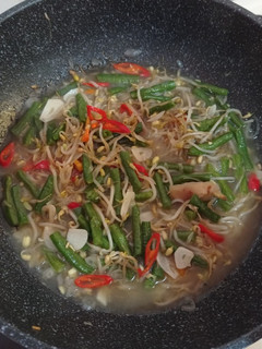 Foto resep Tumis toge kacang panjang